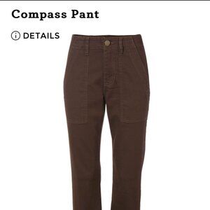 Cabi Compass Pant - Chocolate Size 14